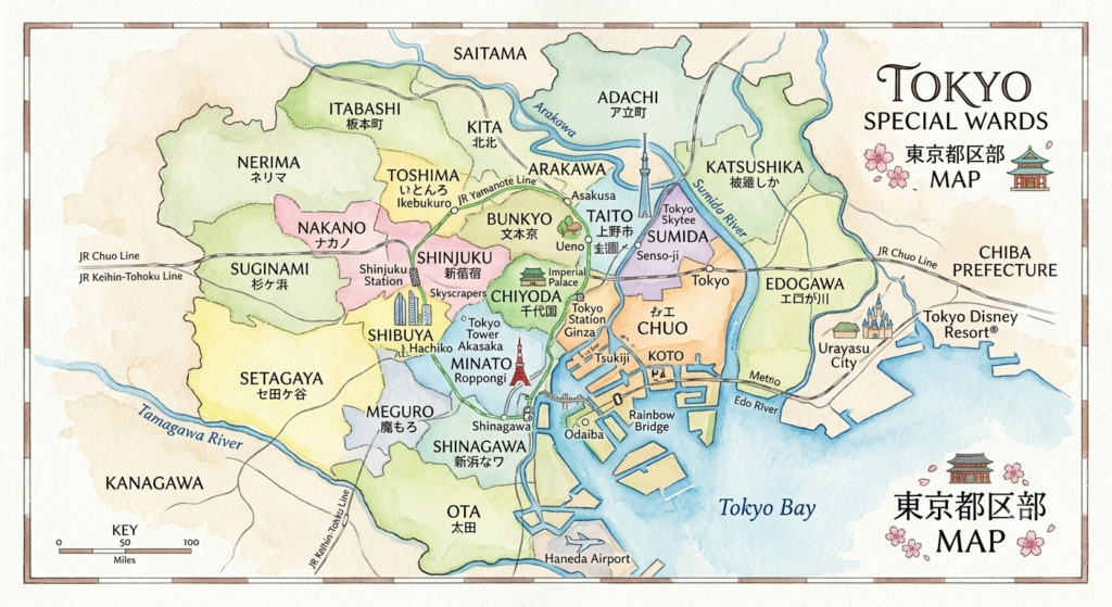 Tokyo City Map