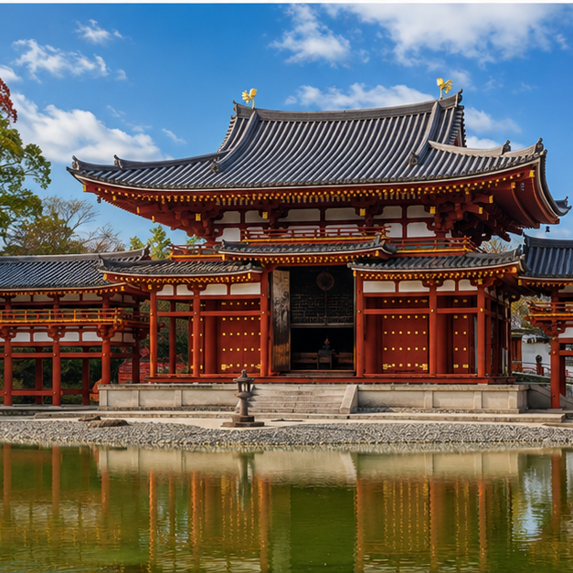 byodoin temple square photo