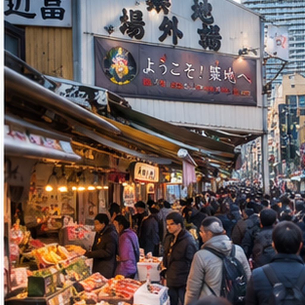 tsukiji outer market square 1x1