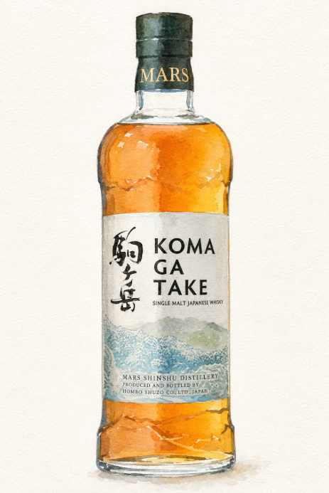 Mars Komagatake Distillery near the Japanese Alps