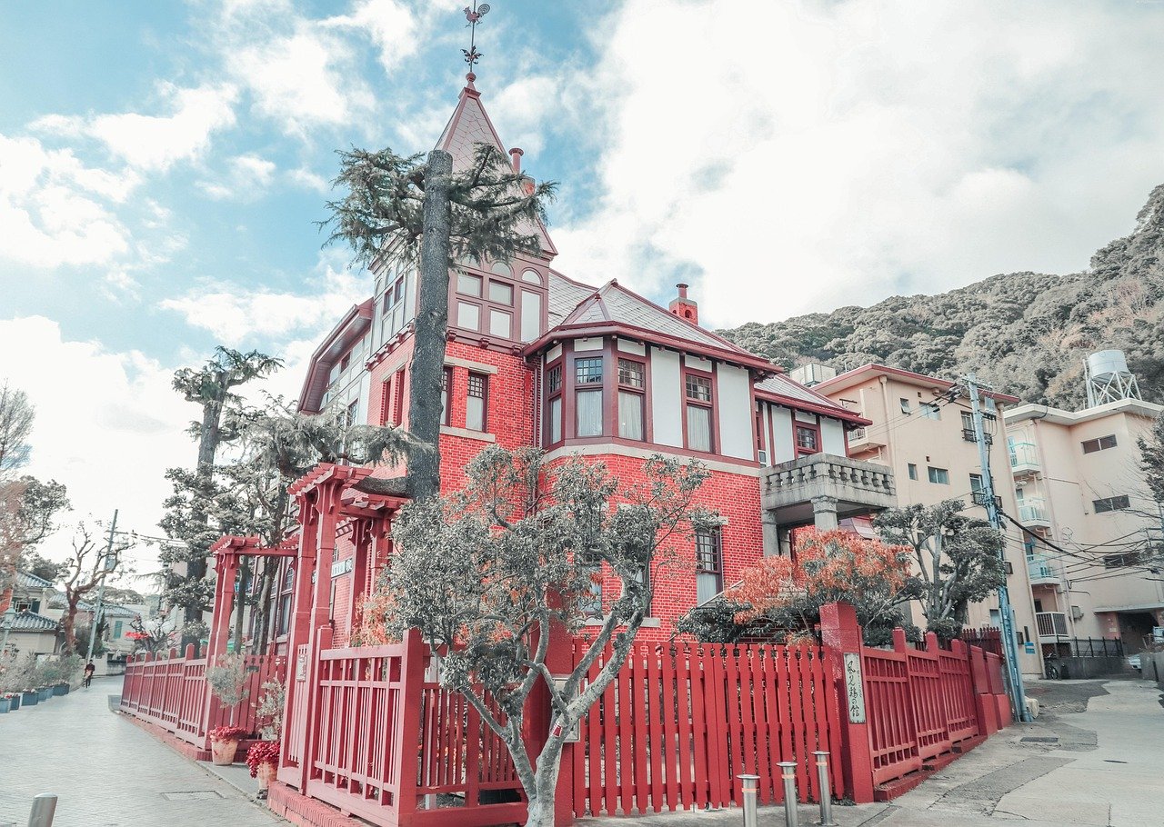 Historic Western-style building in Kobe Kitano