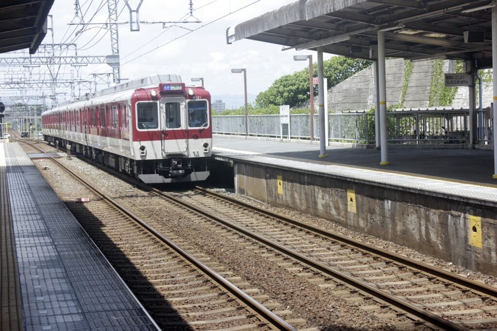 train, railway, japan, station